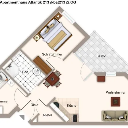 Apartmán Apartmenthaus Atlantik Apartmenthaus Atlantik 213 *